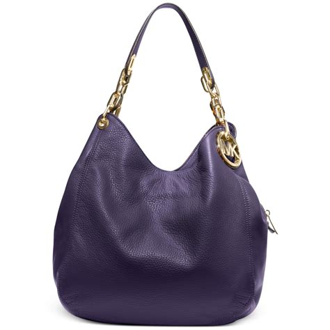 michael kors fulton large shoulder tote iris|Michael Kors shoulder bag.